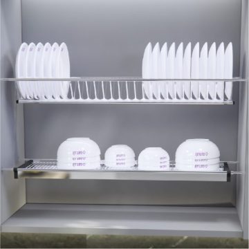 giá bát đĩa cố định chữ V inox