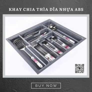 khay chia thìa dĩa nhựa
