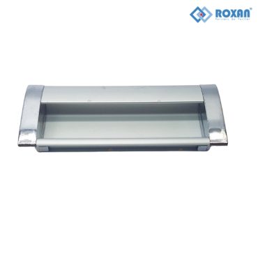 tay nắm âm tủ nhôm hai đầu công