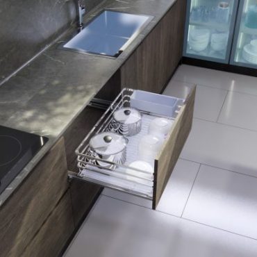 Bộ 2 kệ xoong bát hợp kim nhôm