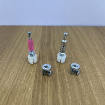 cam chốt 3 thành phần D10 thép mạ kẽm