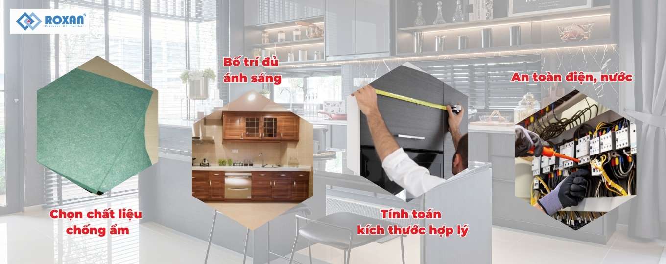 tủ bếp âm tường