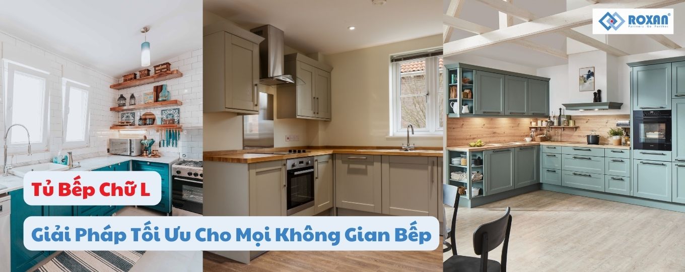 tủ bếp chữ L