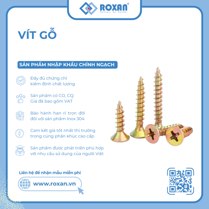 Vít gỗ vàng